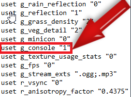 Modification du fichier 'config.cfg'