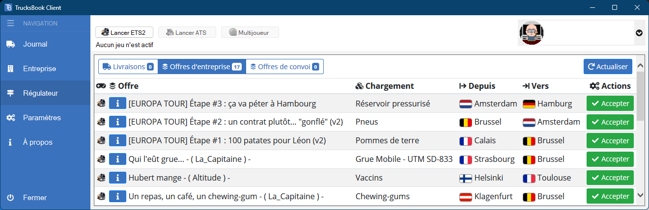 Offres d'entreprise dans TrucksBook
